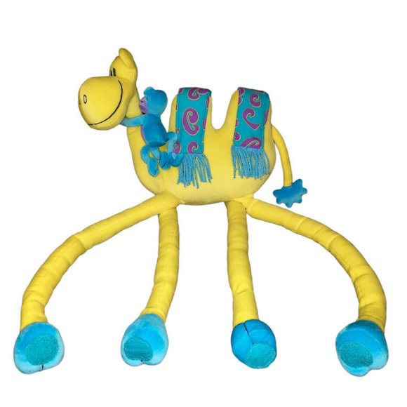 2001 Happy House Camel & Monkey Long Limbs Plush - Picture 1 of 8